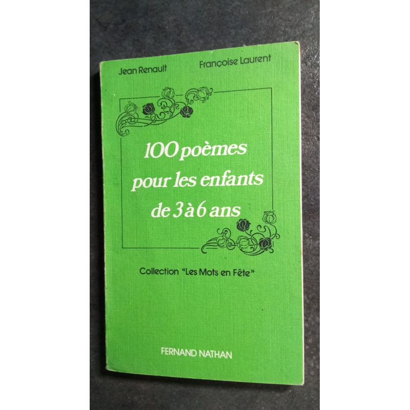 100 poemes pour les enfants de 3 a 6 ans