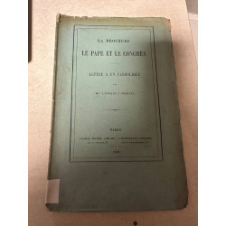 La brochure le pape et le congrès - lettre a un catholique