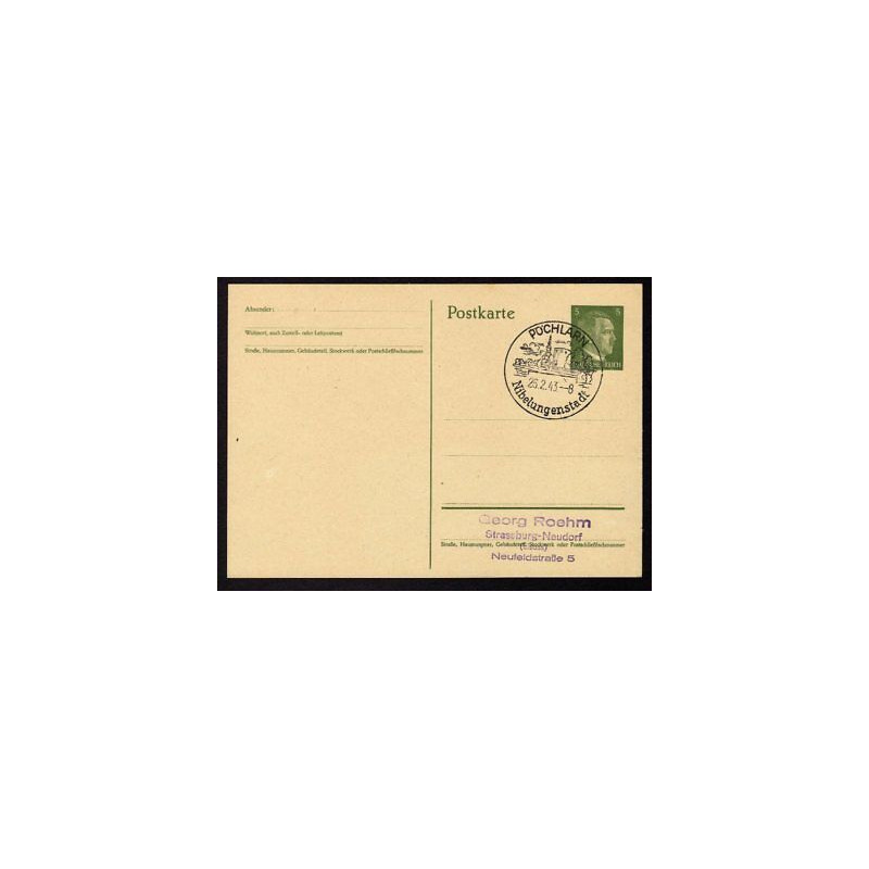 Ganzsache PÖCHLARN Cachet Spécial 260243 WW2
