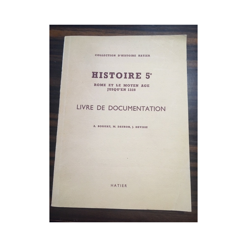 HISTOIRE 5e ROME ET LE MOYEN AGE JUSQU'EN 1328