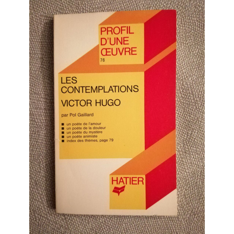 Les contemplations victor hugo