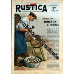 RUSTICA [No 43] du 26/10/1941 - FABRIQUEZ VOTRE BOISSON DE POMMES...