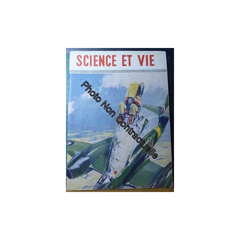 Science et vie N° 359. En couverture : Ejection du pilote d'un...