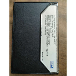 Bach Violin Concertos 1 2 - Christopher Hogwood Cassette Audio-K7