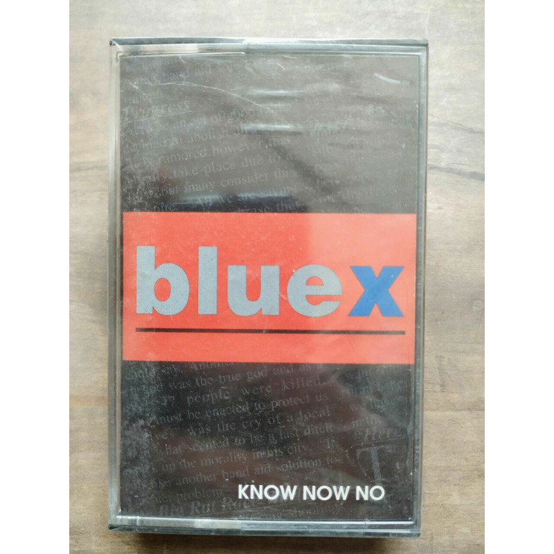 Blue X Know now no Cassette Audio-K7 NEUF SOUS BLISTER