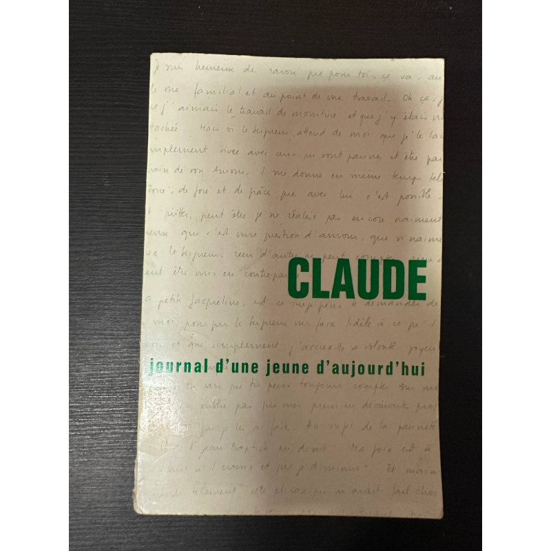 Claude Journal d'une jeune d'aujourd'hui