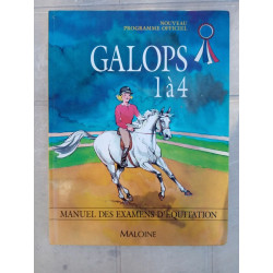 Galops 1 à 4 Manuel des Examens d'équitation