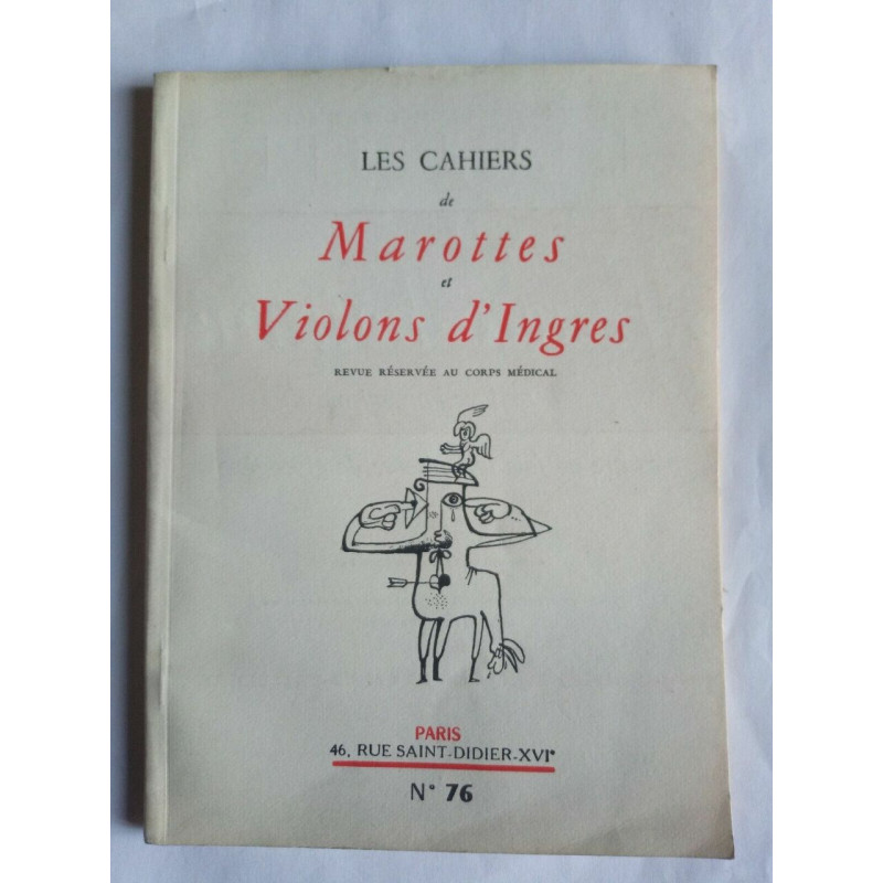 Les Cahiers de Marottes Violons d'Ingres Nº 76 1967