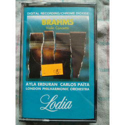 Brahms Violin Concerto Ayla Erduran Cassette Audio-K7 NEUVE SOUS...