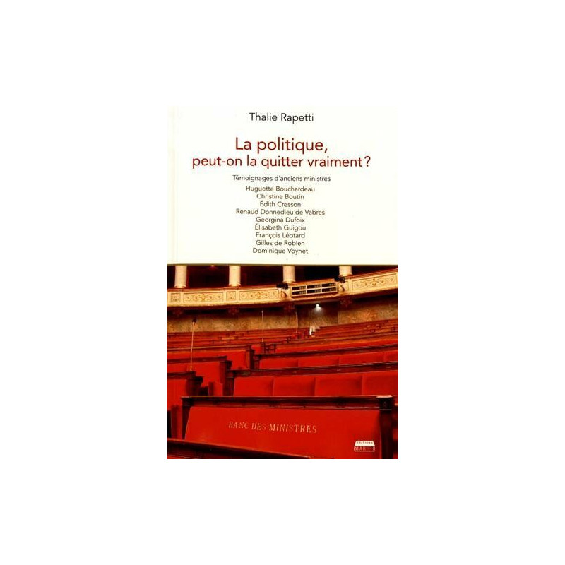 La politique peut-on la quitter vraiment