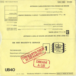 The Earth Dies Screaming / Dream A Lie