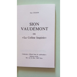 Sion vaudémont ou la Colline Inspirée