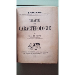 Traité de caractérologie