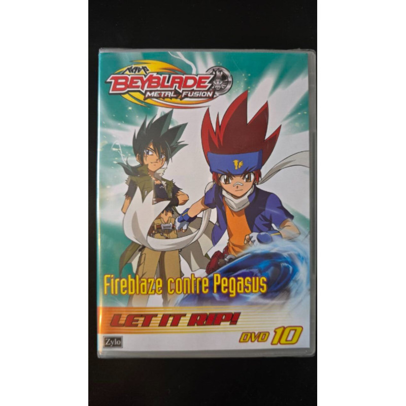 Beyblade métal fusion vol. 10 : fireblaze contre pegasus [FR Import]