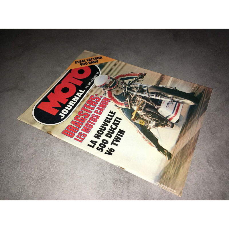 Revue Magazine MOTO JOURNAL No 337 de LES DRAGSTERS 500 Ducati