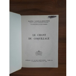 Martha sandwall bergström Le Chant des Coquillages rouge et Or...