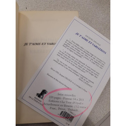 Je t'aime et variations