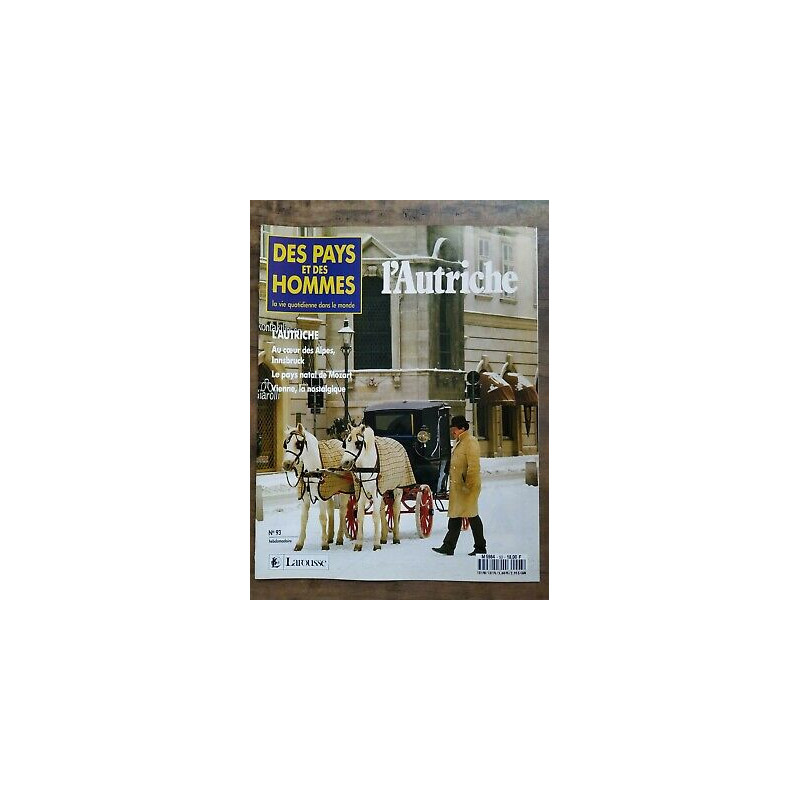 Des Pays et Des Hommes n 93 L'Autriche 1992