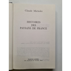 Histoire des paysans de France - Relié