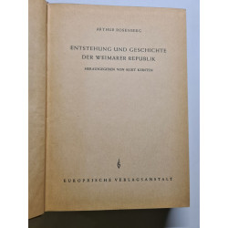 Entstehung und Geschichte der Weimarer Republik