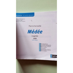 Medée - Corneille - numéro 78: Tragédie 1635 texte intégral