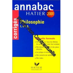 Annabac corrigés 2001 : Philopsophie L ES S