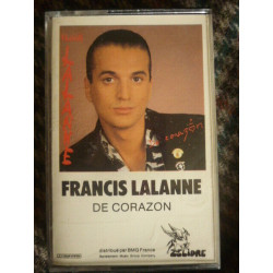 Francis lalanne De corazon Cassette Audio-K7 Zelidre 408 956