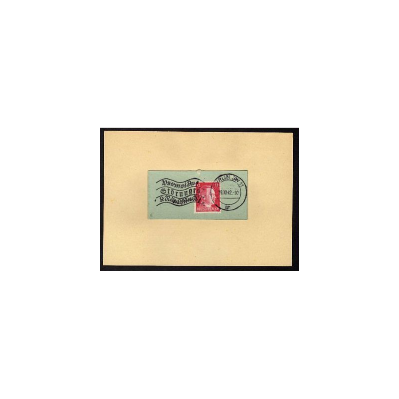 Allemagne n 712 Yv. flamme WW2 BERLIN SW 11 an Timbre Allemand Mi...