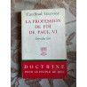 La profession de foi de paul vi