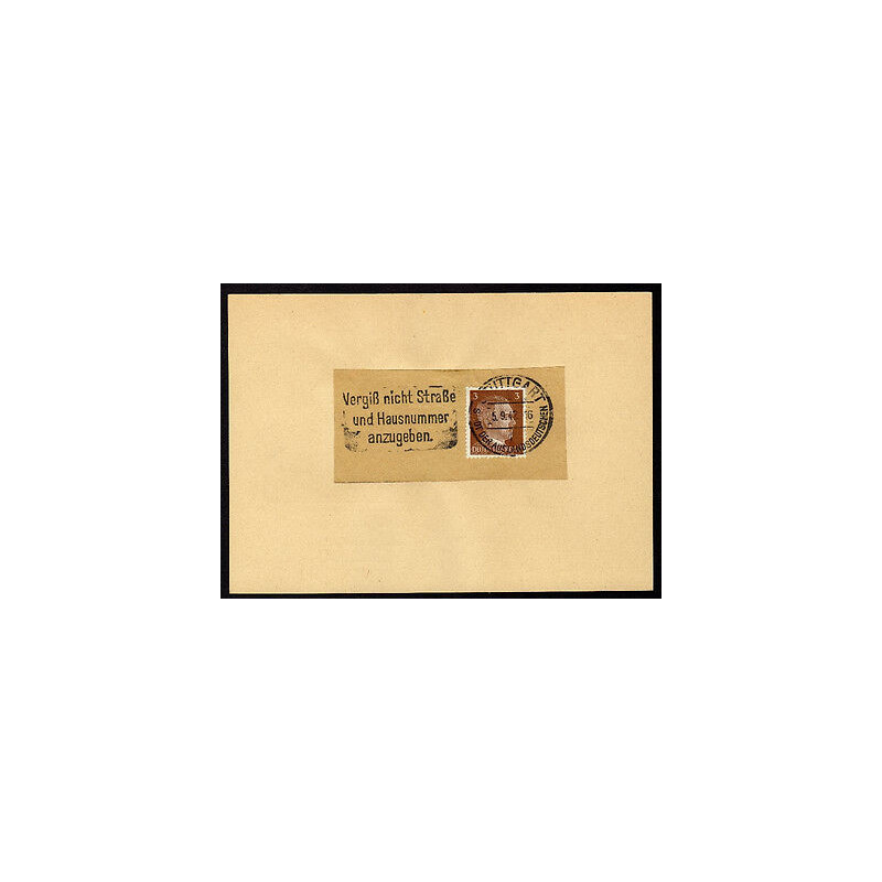 Allemagne DR n 706 YT Flamme STUTTGART du 5942 Mi 782 Hitler 3p