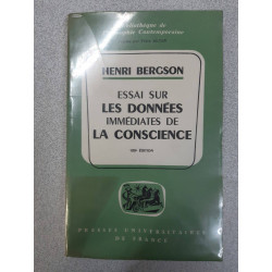 Essai sur Les Données Immédiates de la Conscience