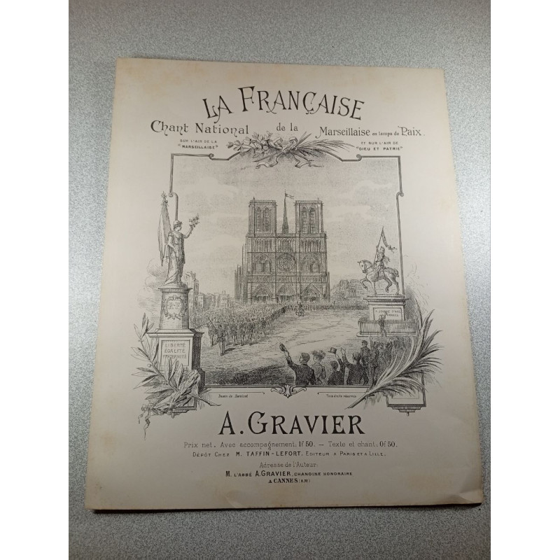 La française Chant National de la Marseillaise en temps de Paix