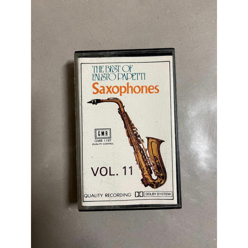 The Best of Fausto Papetti - Saxophones Vol 11 Cassette Audio-K7