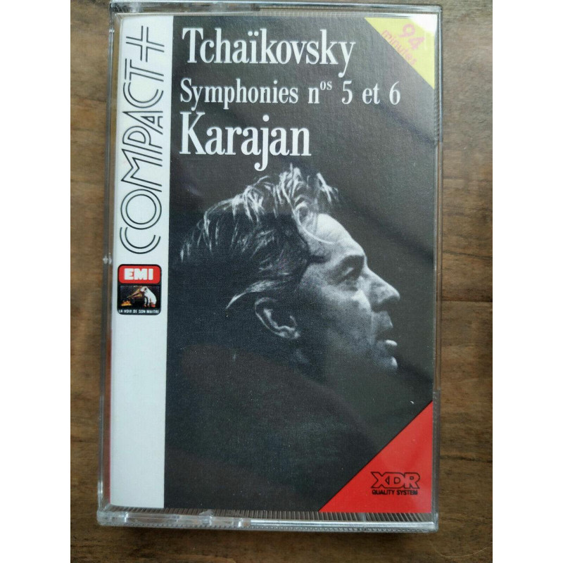 Tchaikovsky Symphonies Nos 5 et 6 - Karajan Cassette Audio-K7 Compact