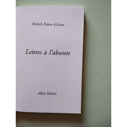 Lettres à l'absente