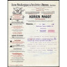 Facture Adrien MAGOT à Vesoul Usines Métallurgiques de pont archer