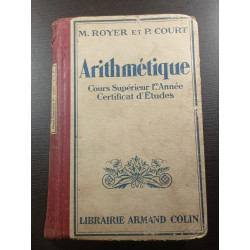 Arithmétique cours supérieur 1ère année certificat d'études