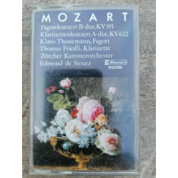 mozart Fagottkonzert KV 191-Klarinettenkonzert kv622 Cassette...