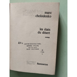 Les états du désert