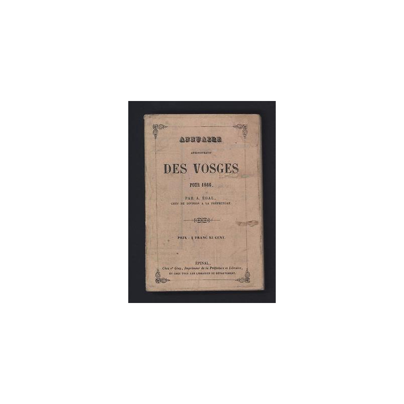 a EGAL Annuaire administratif des VOSGES pour LORRAINE 88