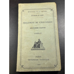 Règlement de l'infanterie deuxième partie combat