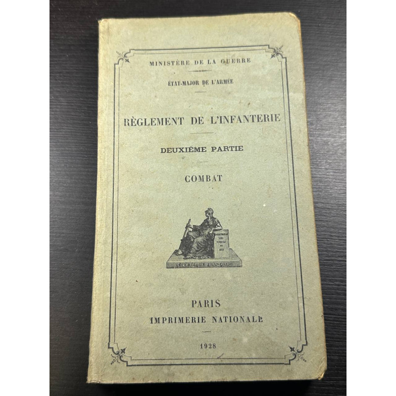 Règlement de l'infanterie deuxième partie combat