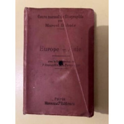 Marcel dubois Cours normal de géographie europe asie