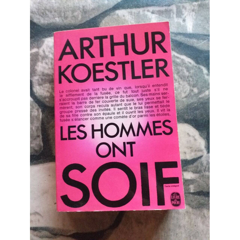 Les hommes ont soif