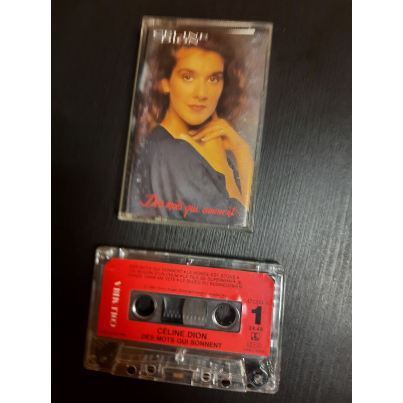 K7 Audio : Céline Dion - Des Mots qui Sonnent