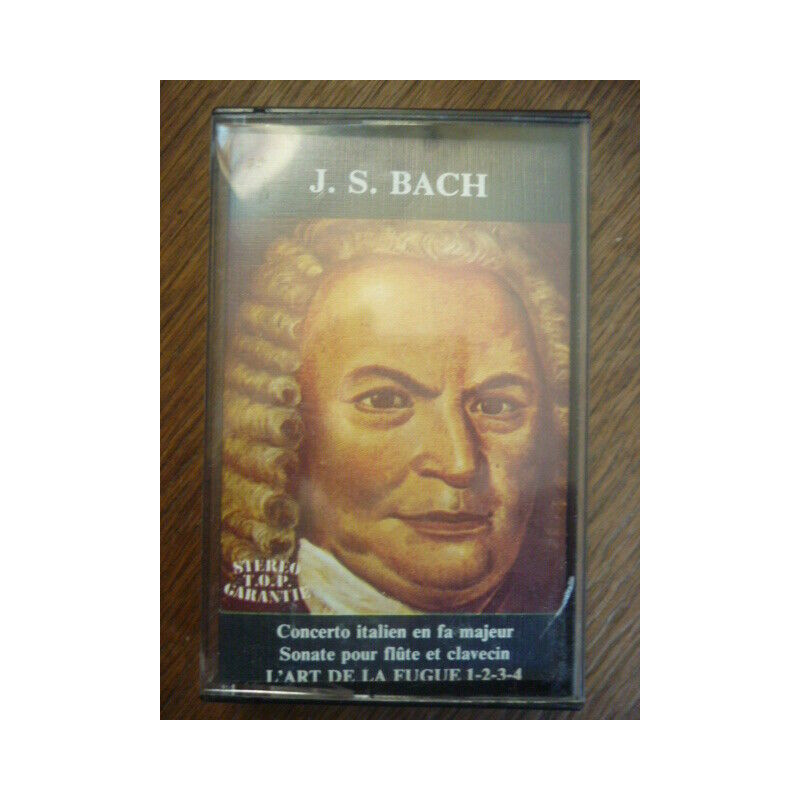 J.S. Bach Concerto italien en fa majeur l'art de la fugue Cassette...