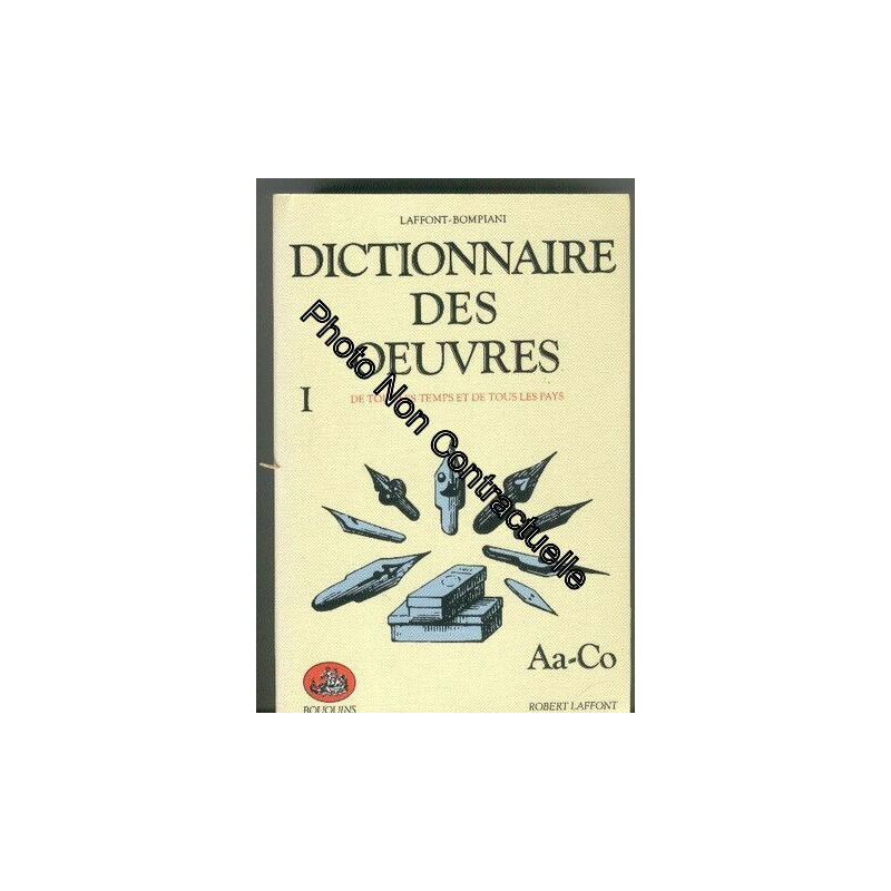 Dictionnaire Des Oeuvres Coffret 7 Volumes
