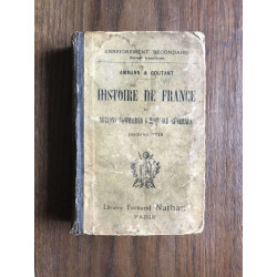 HISTOIRE DE FRANCE et NOTIONS SOMMAIRES D'HISTOIRE GENERALE 1715