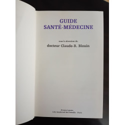 Guide sante medecine