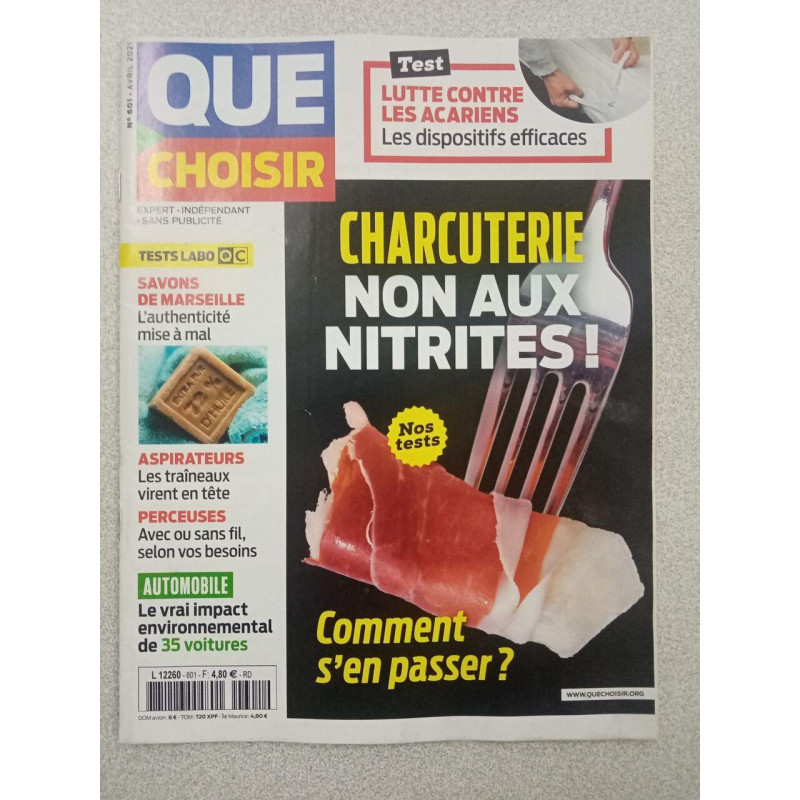 Que choisir mensuel n°601